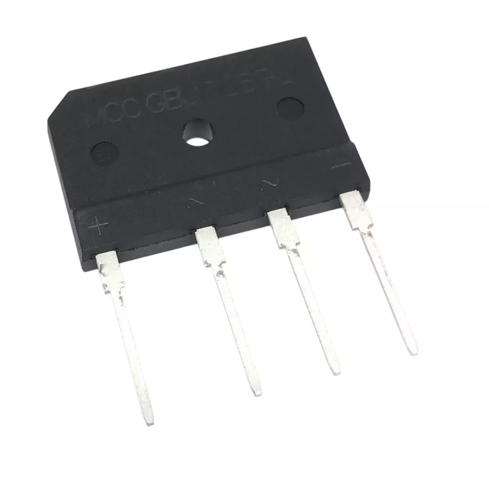MCC Single Phase Bridge Rectifier Through Hole Mount 15 A If - Forward Current, GBJ1506-BP