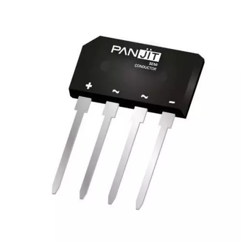 PANJIT Single Phase Bridge Rectifier Through Hole Mount Solder Pin Termination, GBL810_T0_00601