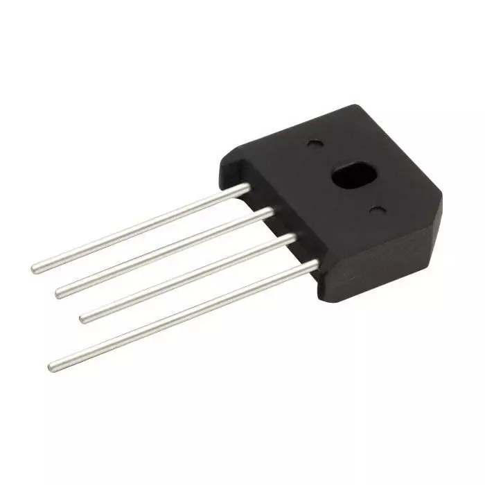 Rectron Single Phase Bridge Rectifier Through Hole Mount Solder Pin Termination, RS803