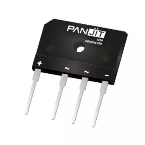 PANJIT Single Phase Bridge Rectifier Through Hole Mount 15 A If - Forward Current, GBJ1510_T0_00601