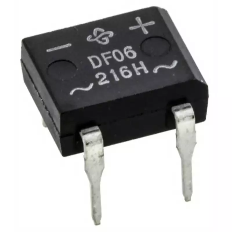 Vishay Bridge Rectifier Through Hole 600 V Peak Reverse Repetitive Voltage , DF06M-E3 (Pack of 50)