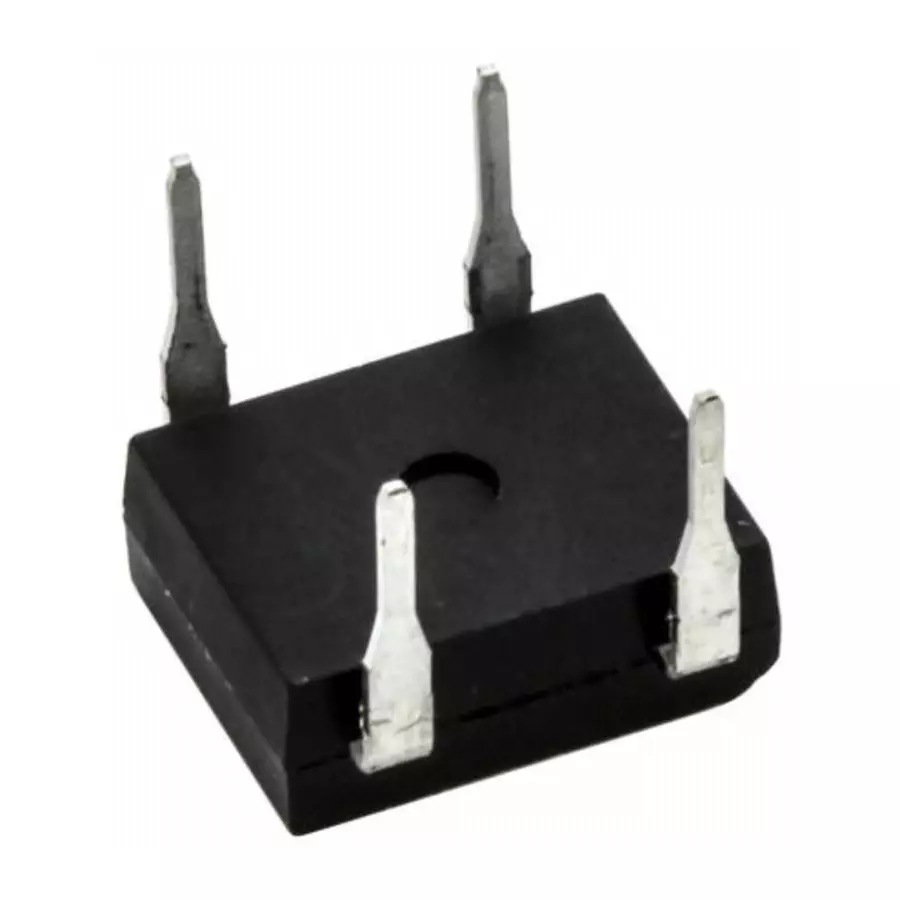 Vishay Bridge Rectifier Through Hole 600 V Peak Reverse Repetitive Voltage , DF06M-E3 (Pack of 50)