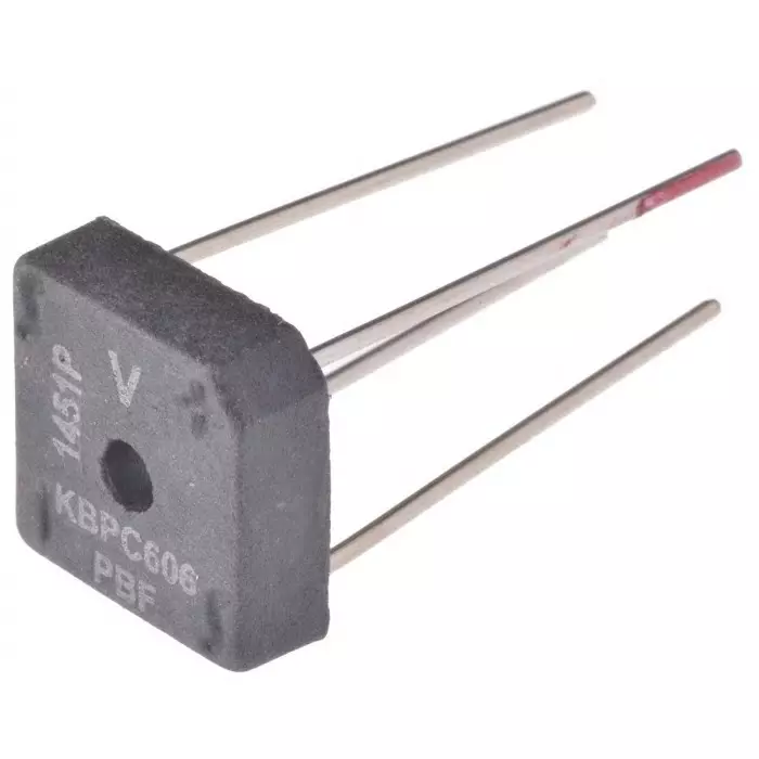 Vishay Bridge Rectifier Through Hole 600 V Peak Reverse Repetitive Voltage , VS-KBPC606PBF (Pack of 100)