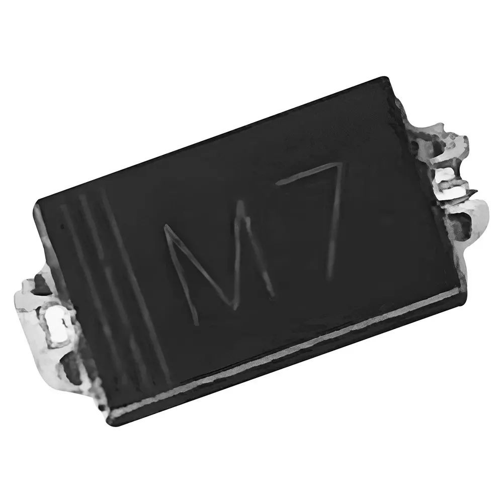 MULTICOMP PRO Rectifier 2 Pins No. of DO-214AC (SMA) Diode Case Style 50 V Repetitive Peak Reverse Voltage, GS1A/M1 (Pack of 5)