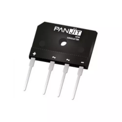 PANJIT Single Phase Bridge Rectifier Through Hole Mount 25 A If - Forward Current, GBJ2506ULV_T0_00601