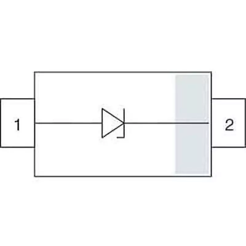 Vishay Unidirectional TVS Diode Surface mount Mounting, VTVS5V0ASMF-M3-08 (Pack of 50)