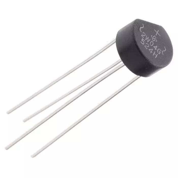 Vishay Bridge Rectifier Through Hole 400 V Peak Reverse Repetitive Voltage , 2W04G-E4/51 (Pack of 3000)