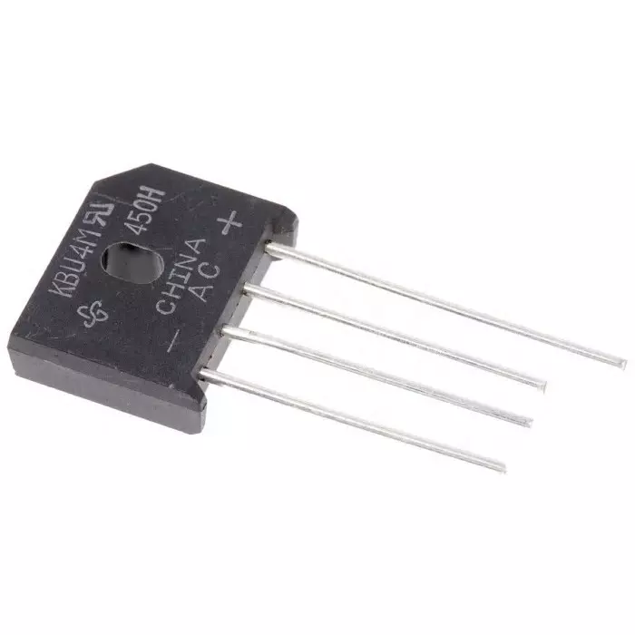 Vishay Bridge Rectifier Through Hole 1000 V Peak Reverse Repetitive Voltage , KBU4M-E4