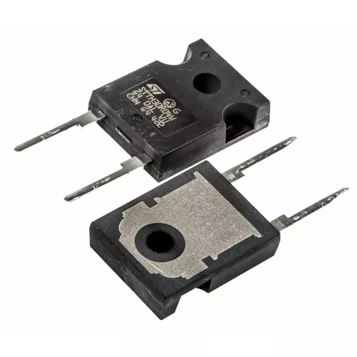 STMicroelectronics Rectifier Diode Through Hole 400 V 30 A 2-Pin, STTH30R04W (Pack of 30 Pcs)