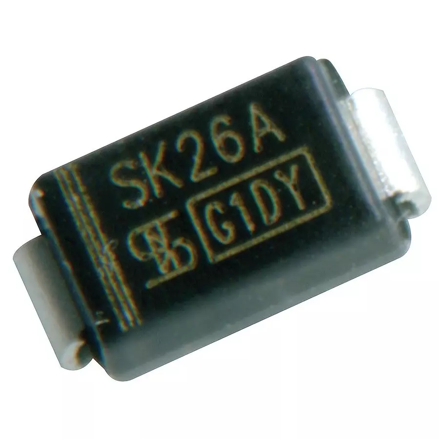 TAIWAN SEMICONDUCTOR Diode, Schottky, 2A, 60V, Sma, SK26A (Pack of 5)