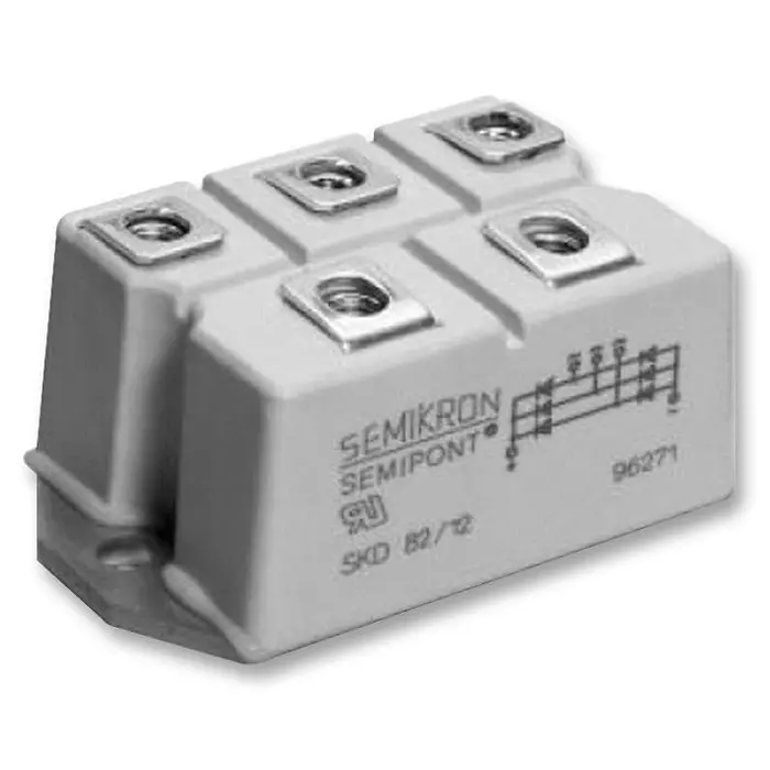 SEMIKRON Bridge Rectifier, 60A, 800V, 3Ph, SKD62/08