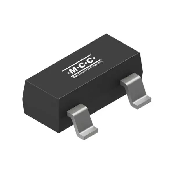 MCC Zener Single Diode 3 Pins 3.9 V Nominal Voltage 350 mW Power, BZX84B3V9-TP (Pack of 5)