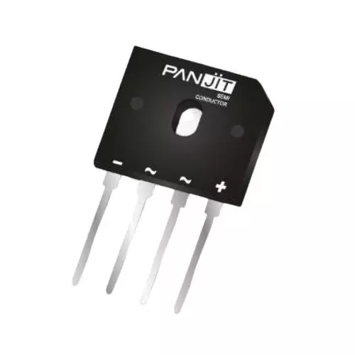 PANJIT Single Phase Bridge Rectifier Through Hole Mount 25 A If - Forward Current, GBU2510H_T0_00601