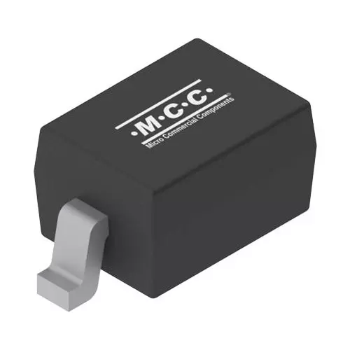 MCC Zener Single Diode 2 Pins 3.9 V Nominal Voltage 200 mW Power, BZT52C3V9S-TP (Pack of 5)