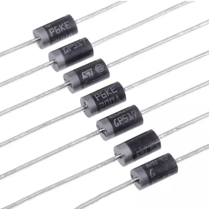Stmicroelectronics Uni-Directional TVS Diode 2 Pins 600 W 1 µA DO-15, P6KE200A (Pack of 1000)
