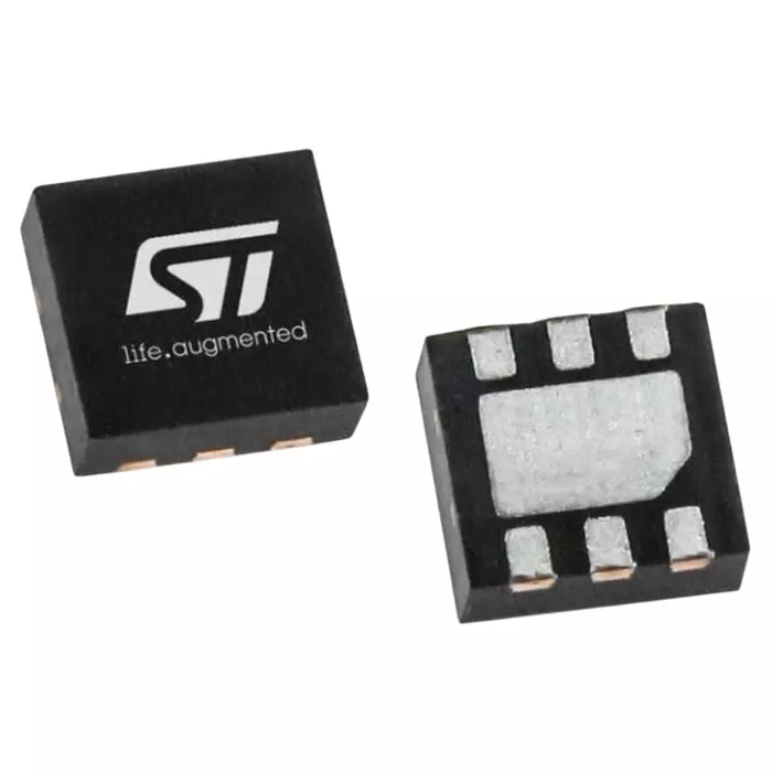 Stmicroelectronics Bi-Directional ESD Protection Array 6 Pins 300k W QFN - 6L, HSP031-1BM6 (Pack of 25)