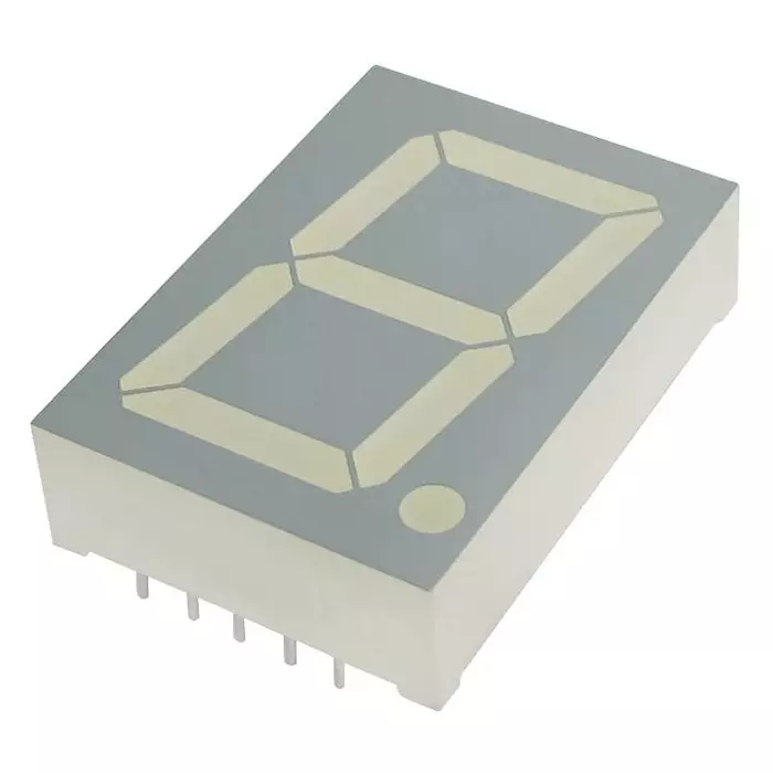 KINGBRIGHT Display, 1.0" Cmn Anode, Green, SA10-21CGKWA