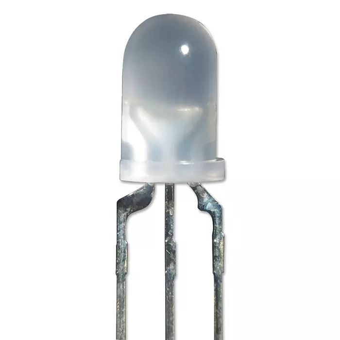 KINGBRIGHT LED, Red/Grn, 200/180Mcd, Th, L-59SURKCGKW (Pack of 5)