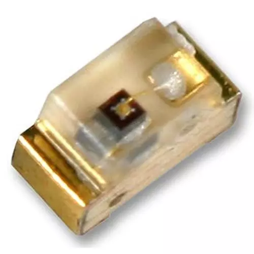 KINGBRIGHT LED, 0.8 mm X 1.2 mm, Yellow, 80Mcd, 588Nm, KP-1608SYC (Pack of 5)