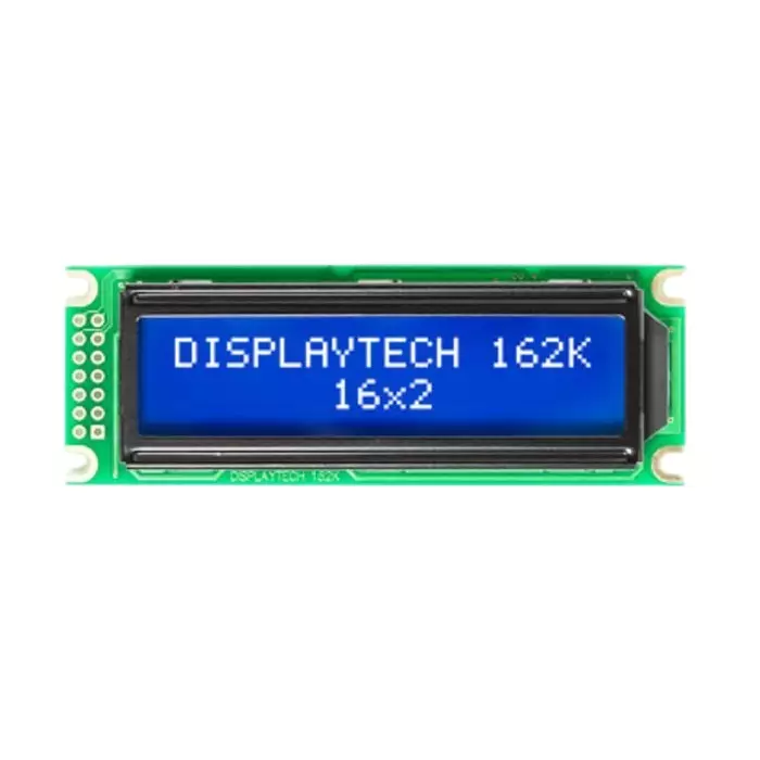 Displaytech 162K Alphanumeric LCD Display White on 2 Rows by 16 Characters Transmissive, 162K CC BC-3LP