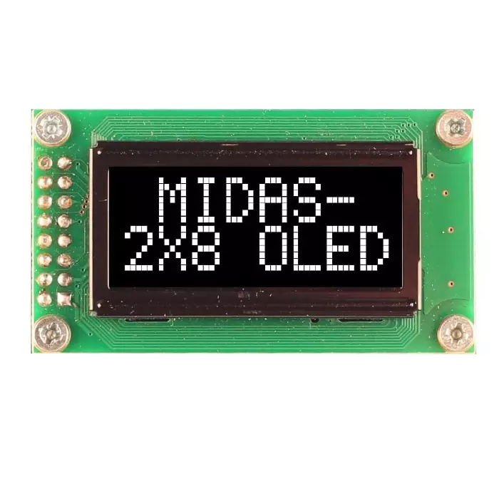 Midas Passive Matrix OLED Display 9.32 cm (3.67 inch) , MCOB20805AV-EWP