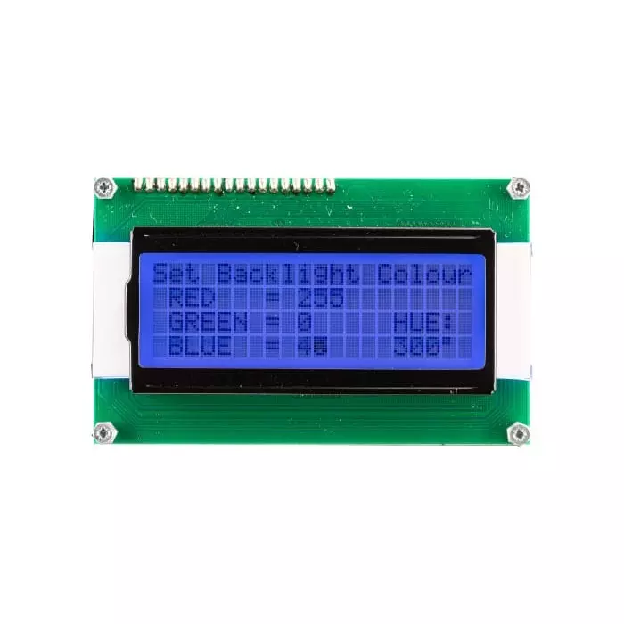 Midas LCD Display 4 Rows by 20 Characters, MD42005C6W-FPTLRGB