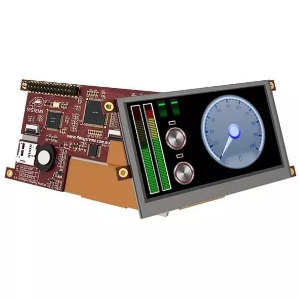 4D Systems TFT-LCD Display 480x272 Pixels, uLCD-43PT