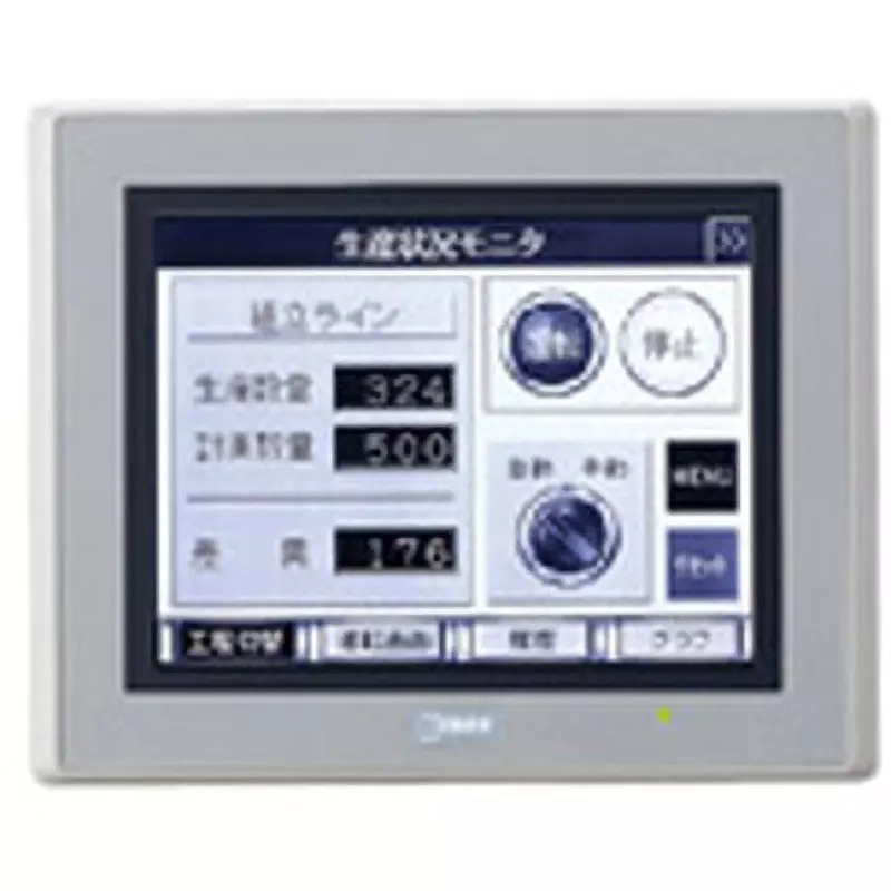 IDEC Hg2G Display 5.7 Inch Monochrome Lcd Touch switch resolution / analog Light gray, HG2G-5TN22TF-W
