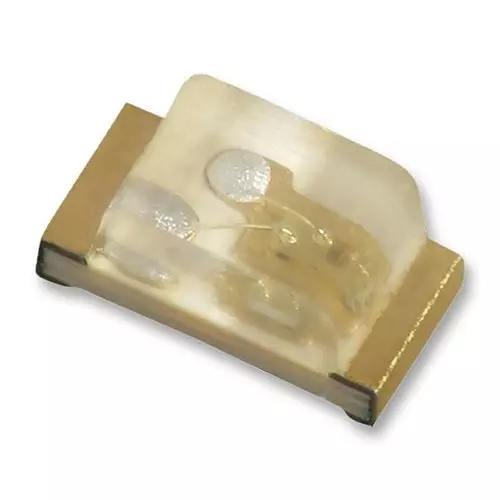 KINGBRIGHT LED, 1.6 mm, Green, 350Mcd, 525Nm, KPT-1608ZGCK (Pack of 5)