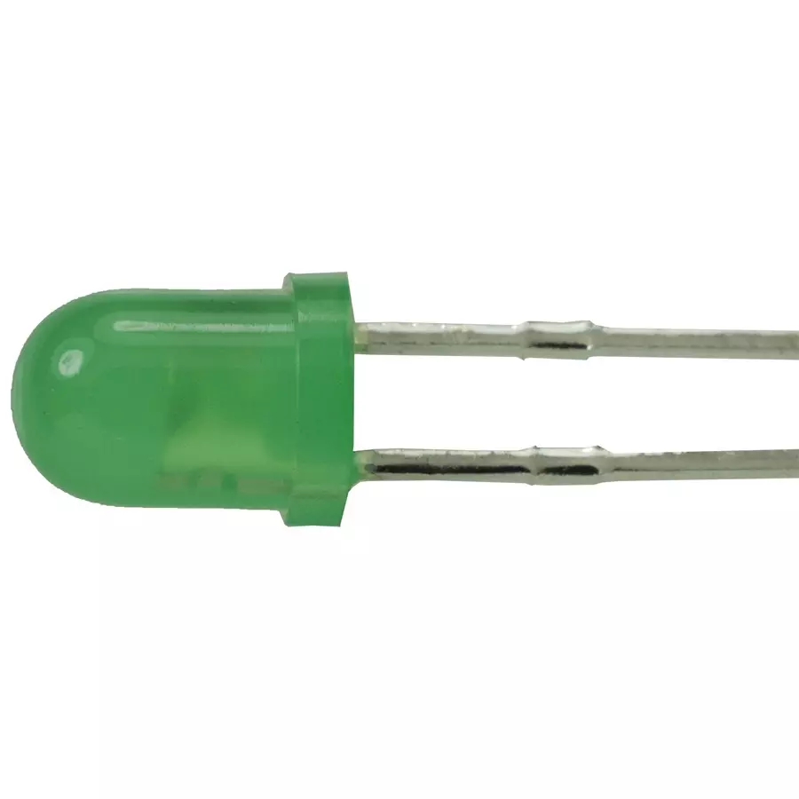 LUMEX LED, GREEN, 4MM, 30MCD, 565NM, SSL-LX4064GD.