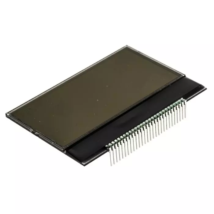 Displaytech Graphic LCD Display Yellow on Green Reflective, 64128K-COG-BA-BC