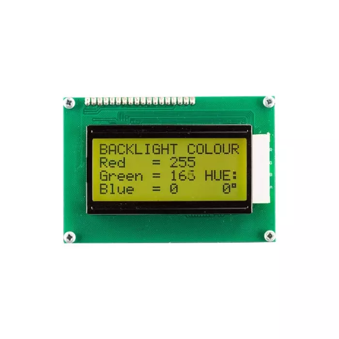 Midas LCD Display 4 Rows by 16 Characters, MD41605A6W-FPTLRGB