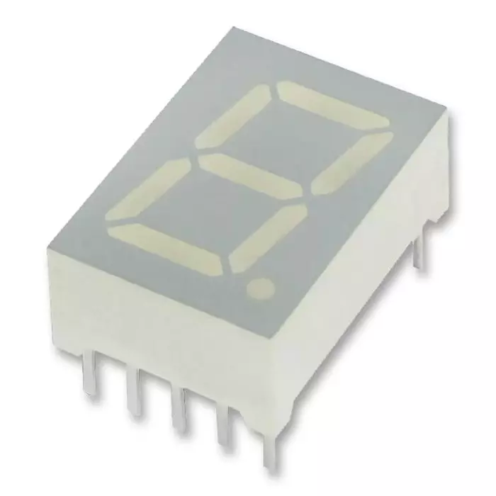 KINGBRIGHT Display, Seven Seg, 14.2 mm, Red/Green, SBA56-21EGWA