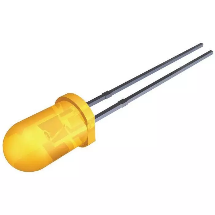 LUMEX LED, YELLOW, T-1 3/4 (5MM), 30MCD, 585NM, SSL-LX5093YD (Pack of 5)