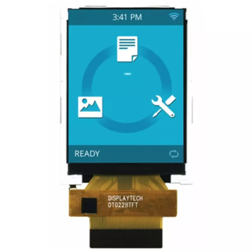 Displaytech TFT LCD Colour Display 2.2in QVGA 240x320pixels, DT022BTFT