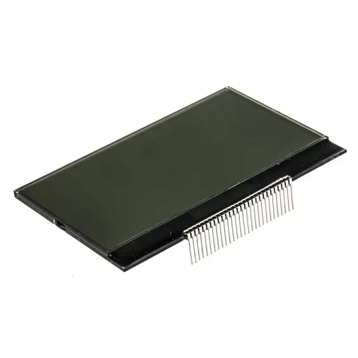 Displaytech Graphic LCD Display Black on Reflective, 64128M-COG-FA-BC
