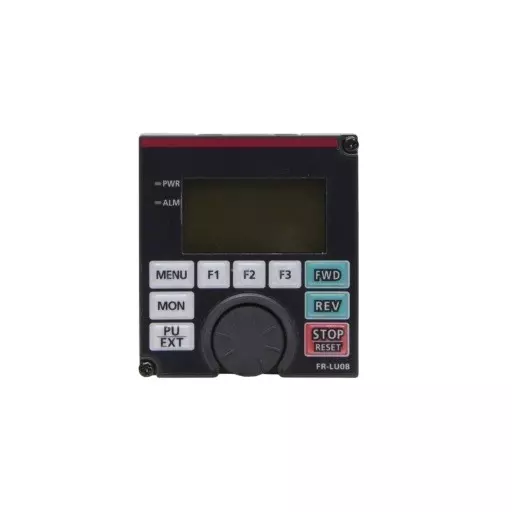 Mitsubishi Electric Clear Text LCD Parameter Unit IP40 Rating for Inverter, FR-LU08