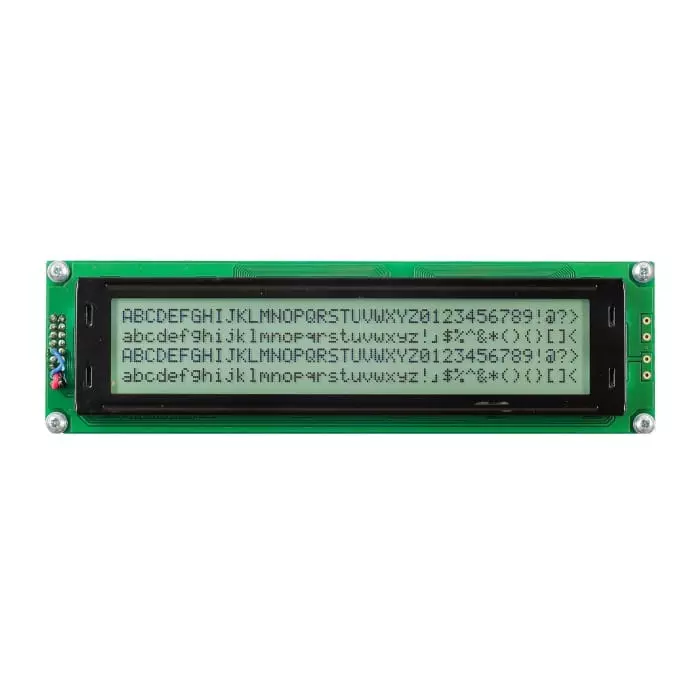 Midas Alphanumeric LCD Display White 4 Rows by 40 Characters Transflective, MC44005A6W-FPTLW-V2