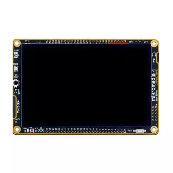 MIKROELEKTRONIKA TFT-LCD Display 800x480 Pixels, MIKROE-4173
