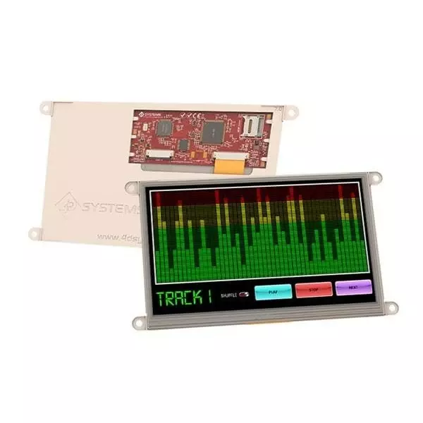 4D Systems TFT-LCD Display 800x480 Pixels, gen4-uLCD-70D
