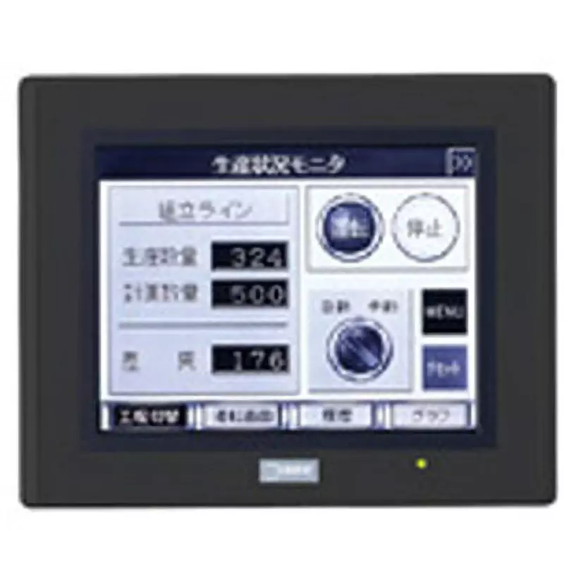 IDEC Hg2G Display 5.7 Inch Monochrome Lcd Touch switch resolution / analog Dark gray, HG2G-5TN22TF-B