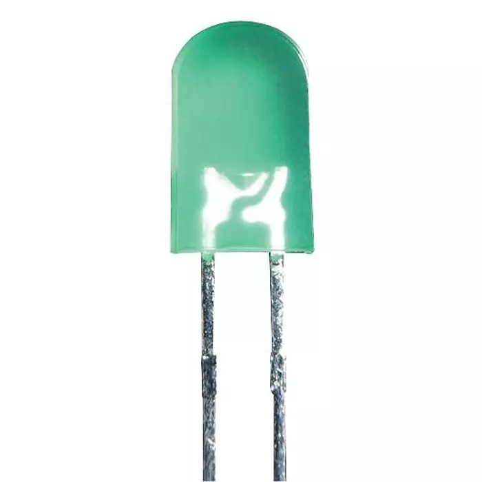 KINGBRIGHT LED, 5 mm, Green, 30Mcd, 568Nm, L-1503GD (Pack of 5)