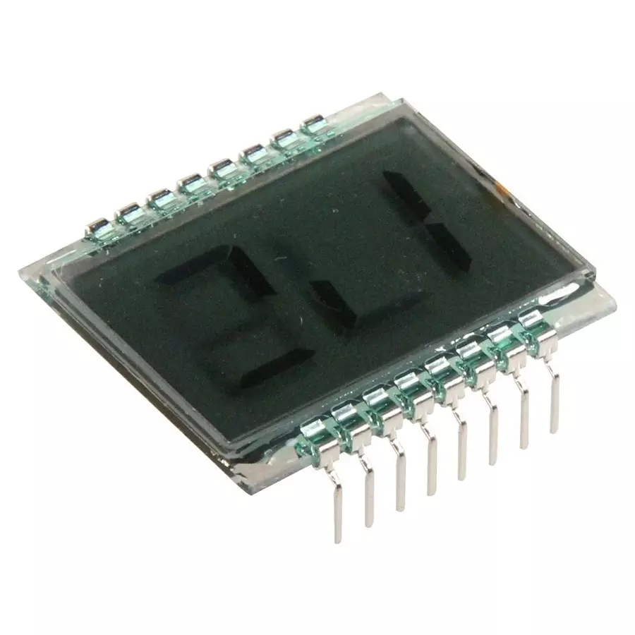 LUMEX LCD DISPLAY, REFLECTIVE, 5V, LCD-S2X1C50TR