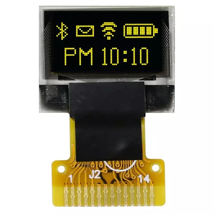 Midas Passive Matrix OLED Display 1.24 cm (0.49 inch) 64x32 Pixels, MCOT064032A1V-YI