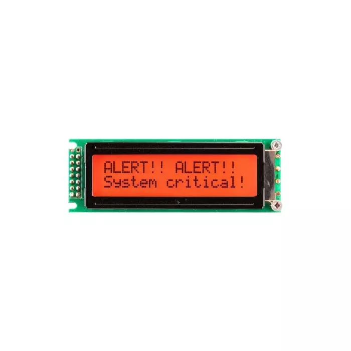 Midas LCD Display 2 Rows by 8 Characters, MD21605D6W-FPTLRGB