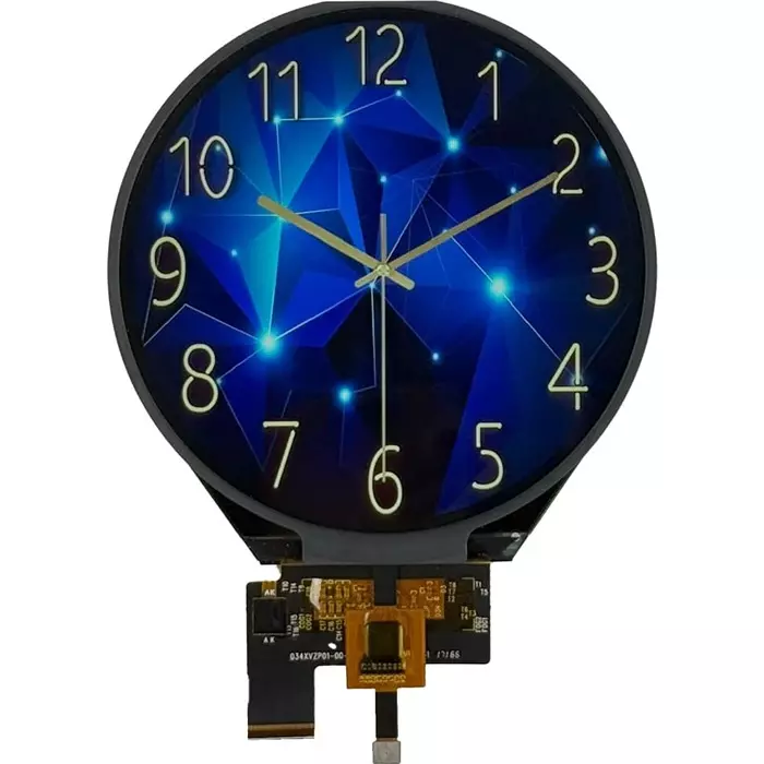 Midas TFT LCD Colour Display/Touch Screen 8.63 cm (3.4 inch) 800x800 Pixels, MDT0340AISC-MIPI