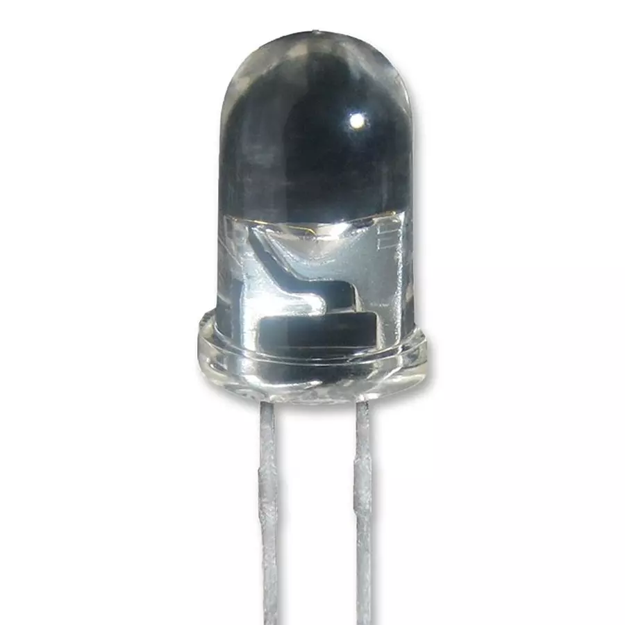 KINGBRIGHT LED, 5 mm, Green, 12000Mcd, 525Nm, L-7113ZGCK (Pack of 5)