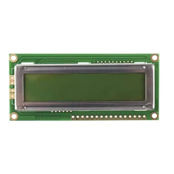 Displaytech Alphanumeric LCD Display Green 2 Rows by 16 Characters Reflective, 162C-BA-BC (Pack of 250)