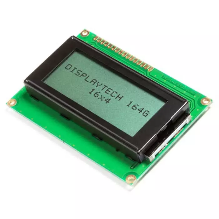 Displaytech 164G Alphanumeric LCD Display White on 2 Rows by 16 Characters Transflective, 164G FC BW-3LP (Pack of 250)