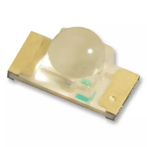 KINGBRIGHT LED, 3.2 mm, Green, 2100Mcd, 525Nm, KPTD-3216ZGCK (Pack of 5)